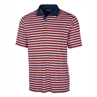 Cutter & Buck Mens Forge Polo Multi Stripe Shirt - Image 2