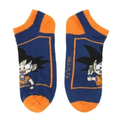 Dragon Ball Super Goku Saiyan Transformations Adult 5-Pair Ankle Socks