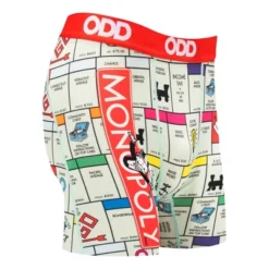 Odd Sox Men's Boxer Brief, Monopoly Board Game, Fun Novelty Underwear
