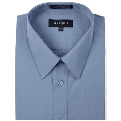 Marquis Men's Long Sleeve Slim Fit Dress Shirt - Image 15