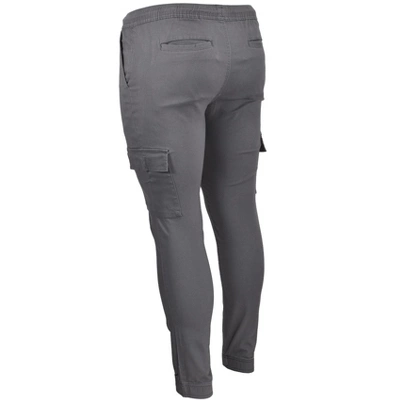 Burnside Men's Slim Fit Stretch Twill Cargo Pocket Jogger Pant