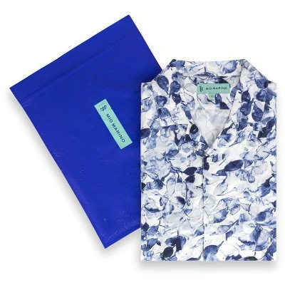 Mio Marino Mens Casual Button-Down Hawaiian Short Sleeve Shirt - Image 4