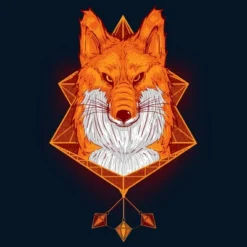 Men's Design By Humans Firefox Stare By Sayahelmi Tank Top