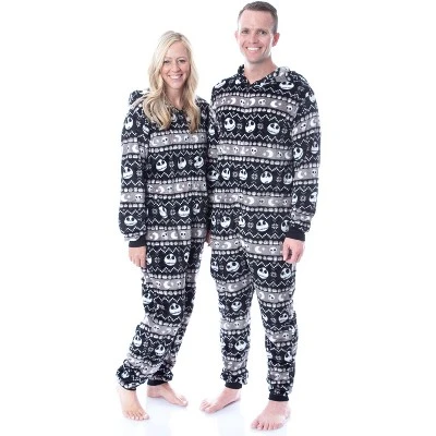 The Nightmare Before Christmas Unisex Adult Fair Isle Union Suit Pajama Unisex - Image 6