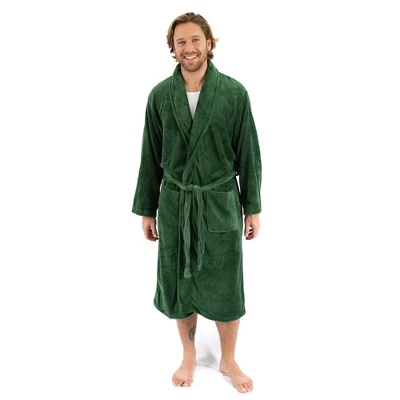 Leveret Mens Fleece Robe - Image 7