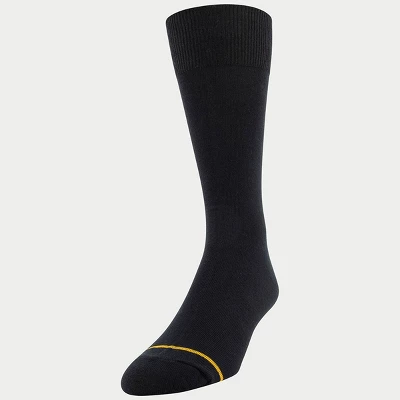 Signature Gold By GOLDTOE Men's Flat Knit Crew Socks 5pk - Image 2