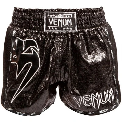 Venum Giant Infinite Muay Thai Shorts - Black/Black