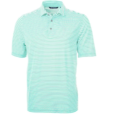 Cutter & Buck Virtue Eco Pique Stripe Recycled Mens Polo Shirt - Image 6