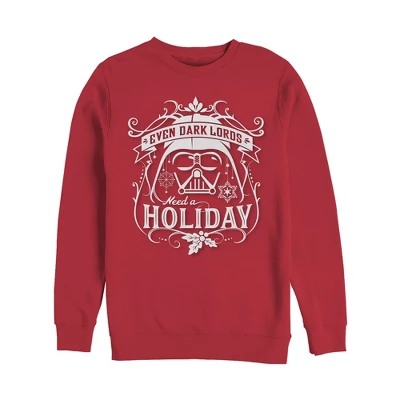 Men's Star Wars Christmas Dark Lord Holiday Sweatshirt - Image 2
