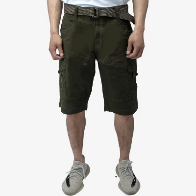 X RAY Mens Stretch Comfort Tactical Cargo Shorts 12.5" Inseam Knee Length Classic Fit Multi Pocket - Image 15