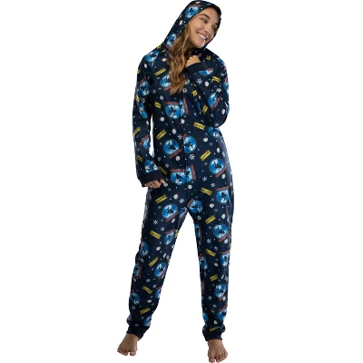 Polar Express Adult Believe Hooded One-Piece Footless Sleeper Union Suit - Image 7
