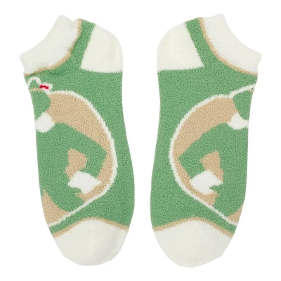 Adult Elf Movie Ankle Socks 3-Pack - Festive Loungewear For Elf Enthusiasts - Image 2