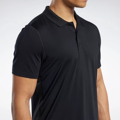 Reebok Workout Ready Polo Shirt Mens Athletic T-Shirts - Image 4
