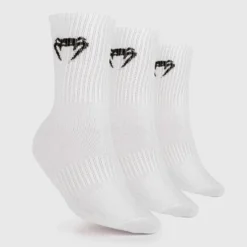 Venum Classic Socks 3-Pack - White/Black