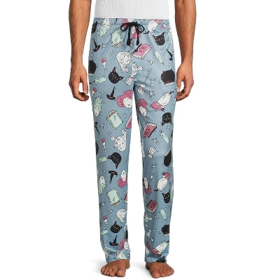 Hocus Pocus Mens' Sanderson Sisters Spells Sketch Art Pajama Lounge Pants - Image 4