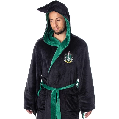 Harry Potter Adult Fleece Plush Hooded Robe
