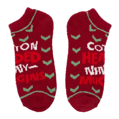 Adult Elf Movie Ankle Socks 3-Pack - Festive Loungewear For Elf Enthusiasts - Image 3
