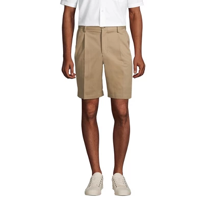 Lands' End Men's Comfort Waist Pleated 9" No Iron Chino Shorts - Image 6