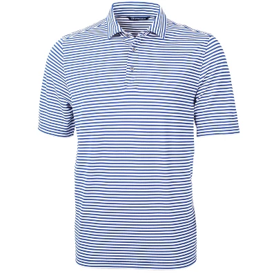 Cutter & Buck Virtue Eco Pique Stripe Recycled Mens Polo Shirt - Image 4