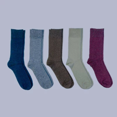Men's Flat Knit Dress Socks 5pk - Goodfellow & Co™ - Image 3
