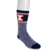 Game Day Unisex Heat Retainer Socks -Illinois OS (W7-13; M6-12)
