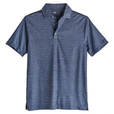 Storm Creek Men's Viscose Made From Bamboo Birdseye Print Polo Shirt