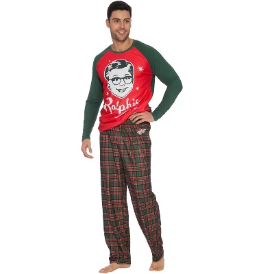 Christmas Story Mens Ralphie Plaid Pajama Set - Image 2