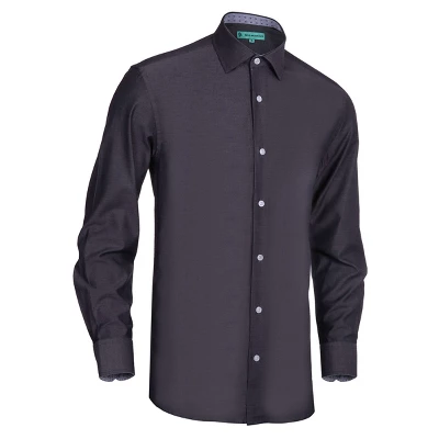 Mio Marino | Men's Oxford Slim Fit Shirt - Image 5