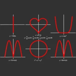 Men's Design By Humans I Love You Mom Math Equations By WatercolorFun Tank Top