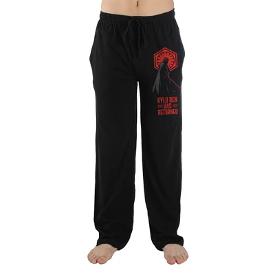 Kylo Ren Star Wars Characters Mens Black Sleep Pajama Pants - Image 8