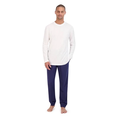 Hanes Premium Men's 2pc Super Soft French Terry Sleep Pajama Set - Image 7