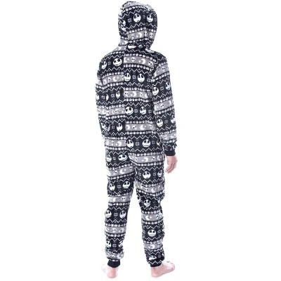 The Nightmare Before Christmas Unisex Adult Fair Isle Union Suit Pajama Unisex - Image 3