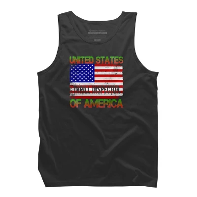 Men's Design By Humans Halloween Thrill Inspector Funny USA Military Soldier Veteran Un By TeeShirtMadness Tank Top - Image 5