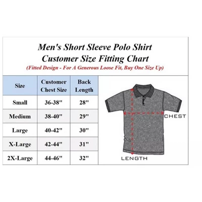 Infinite Basics West End Men's Classic Fit Short Sleeve Polo Shirt - Image 7
