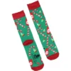 Elf The Movie Socks Men's Buddy The Elf Designs 3 Pairs Mid-Calf Crew Socks Multicoloured
