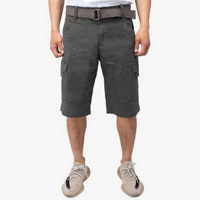 X RAY Mens Stretch Comfort Tactical Cargo Shorts 12.5" Inseam Knee Length Classic Fit Multi Pocket - Image 13