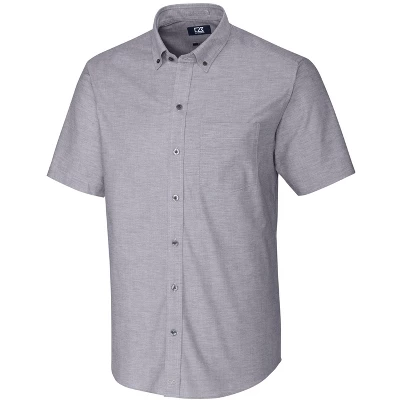 Cutter & Buck Stretch Oxford Mens Short Sleeve Dress Shirt - Image 2