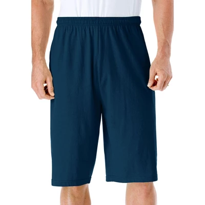 KingSize Men's Big & Tall Lightweight Extra Long Jersey Shorts - Image 4