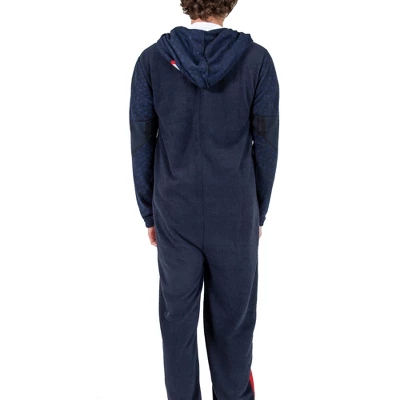 Spider-Man Miles Morales Men's Hooded Union Suit With Leg Hem - Image 5