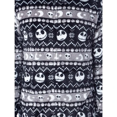 The Nightmare Before Christmas Unisex Adult Fair Isle Union Suit Pajama Unisex - Image 2