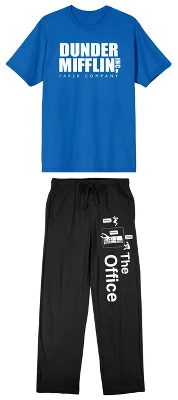 The Office Dunder Mifflin Men's Short Sleeve Shirt & Sleep Pants Set - Image 5