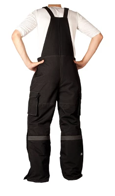 Arctix Men's Tundra Ballistic Bib Overalls With Added Visibility In Black