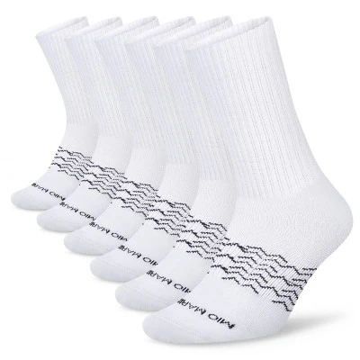 Men's Moisture Control Athletic Crew Socks 6 Pack - Mio Marino - Image 7