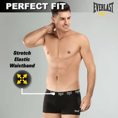 Everlast Value Pack 6pcs Mens Cotton Boxer Briefs Breathable Tagless Stretch Underwear For Men - Image 3