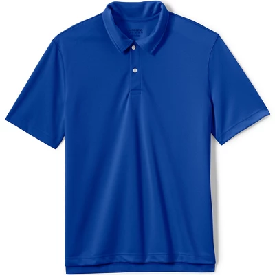 Lands' End Men's Short Sleeve Poly Pique Polo Shirt - Image 5