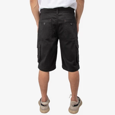 X RAY Mens Stretch Comfort Tactical Cargo Shorts 12.5" Inseam Knee Length Classic Fit Multi Pocket