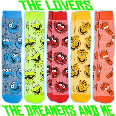 The Muppets Kermit Animal Gonzo Beaker Fozzie 5 Pack Crew Socks Multicoloured - Image 3