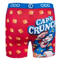 Captain Crunch Cereal Boxer Brief For Men, Fun Cool Breakfast Character Prints