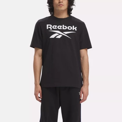 Reebok Identity Big Stacked Logo T-Shirt - Image 7