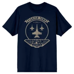 Top Gun Maverick Fighter Town Jets Men's Navy T-shirt